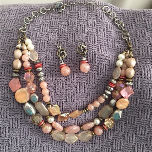 Ruby Road necklace and earrings.