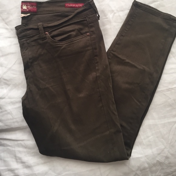 🍍Lucky Brand Green Skinny Jeans