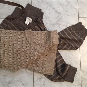 Pair of Motherhood Maternity Sweaters