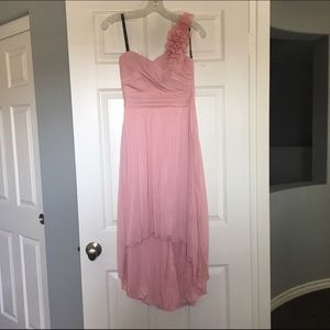 David's Bridal high low dress