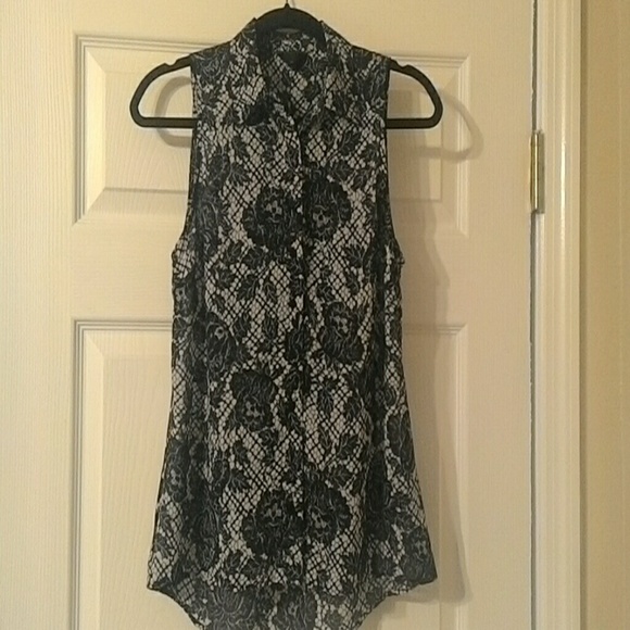 GUESS sheer blouse