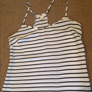 JCrew silk racer back tank