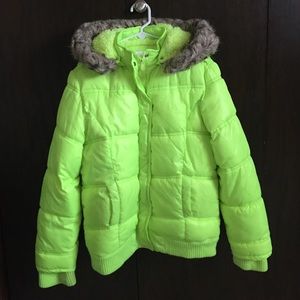Justice winter puffer coat