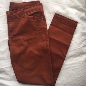 🎉!! BUNDLE ME!! Rust Skinny Jeans
