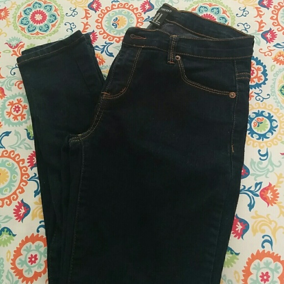 Forever 21 Dark Wash Jeggings