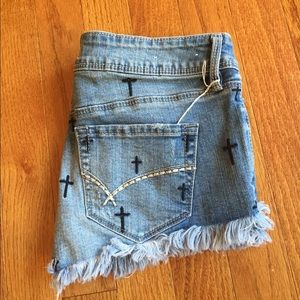 Bullhead Cross Jean Shorts