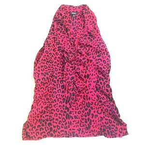 EXPRESS📌Red Cheetah Tank Top