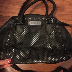 Black betsey Johnson shoulder bag