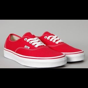 ❤️RED VANS ❤️ Great condition! SALE
