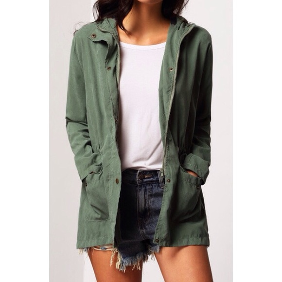 Jackets & Blazers - Army Green Utility Jacket
