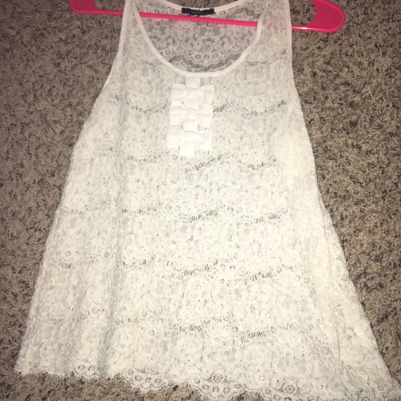 Lace tank top