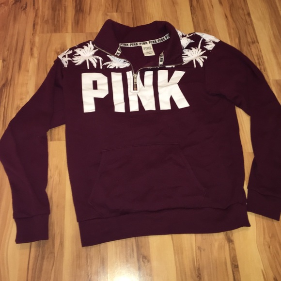 Pink by Victoria's Secret half zip