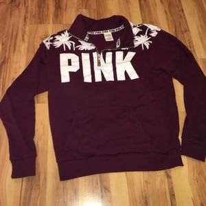 Pink by Victoria's Secret half zip