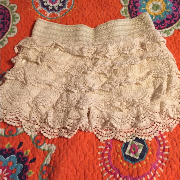 Lace shorts