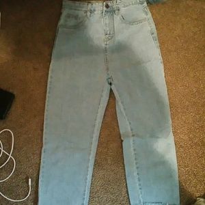 High waist ankle jeans
