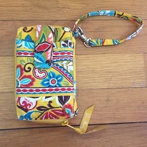 Vera Bradley wallet and phone holder