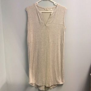 Like new!!! Athleta cotton light grey dress