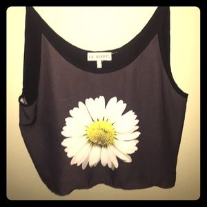 Crop top LA hearts tank