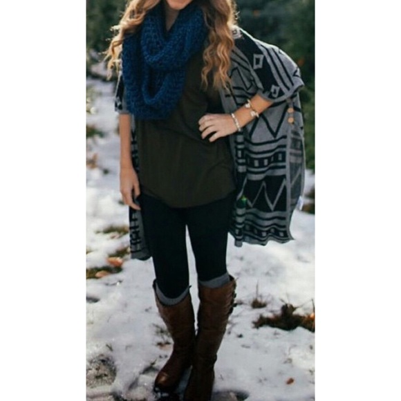 Couture Gypsy Pants - Black Fleece Lined High Waist Legging