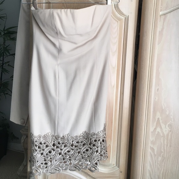 Frank fiore 2 piece outfit beautiful taupe color! - Picture 1 of 3