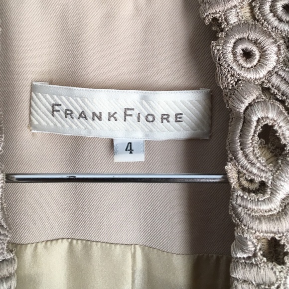 Frank fiore 2 piece outfit beautiful taupe color! - Picture 3 of 3