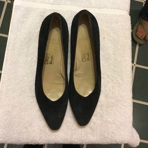 Ferragamo black pumps