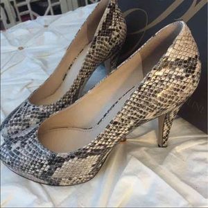 Faux Snake skin heels