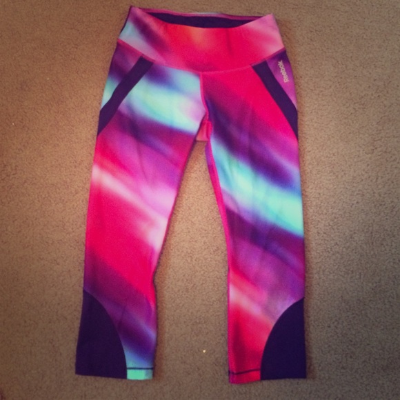 Reebok colorful capris