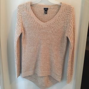 Tan Hi-Low Sweater