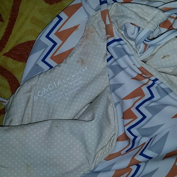 Acacia swimwear ziggy florence zig zag one-piece S - Picture 3 of 4