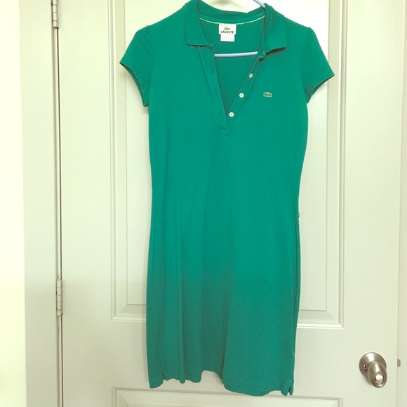 Lacoste Kelly Green Polo Dress - Size US 4