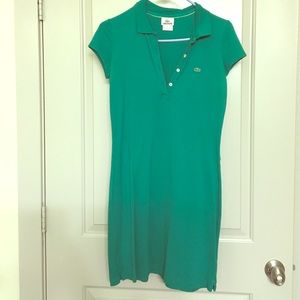Lacoste Kelly Green Polo Dress - Size US 4