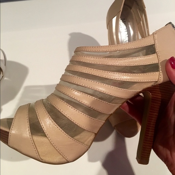 Michael Kors Beige Sheer Heels