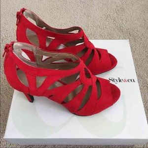 Style&Co Red Heels
