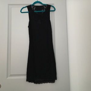 Open Back Lace Fitted Dress