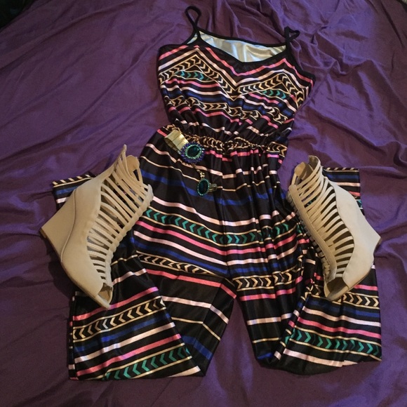 Patterned jumpsuit