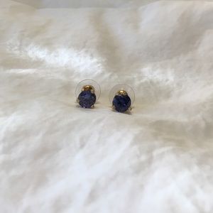 Kate Spade stud earrings in "light sapphire"