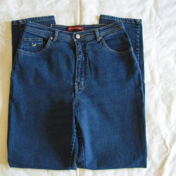 GLORIA VANDERBILT Stretch Straight Leg Jeans 10 L