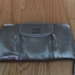 Leather Coach wallet