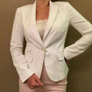 Banana Republic White Professional Blazer