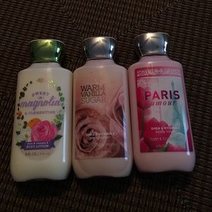 Bath & body works lotion bundle