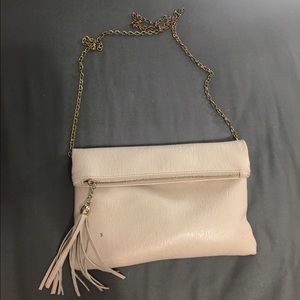 Chain cross body purse