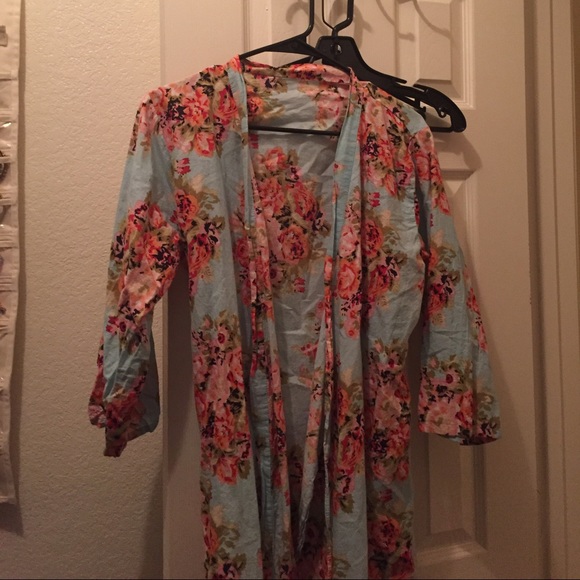 Floral robe!