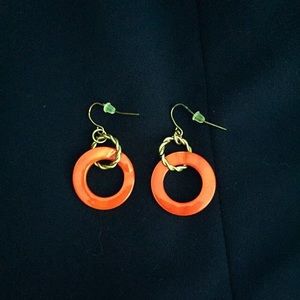 Orange Earrings
