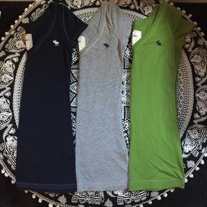 Abercrombie Short Sleeve V-Necks