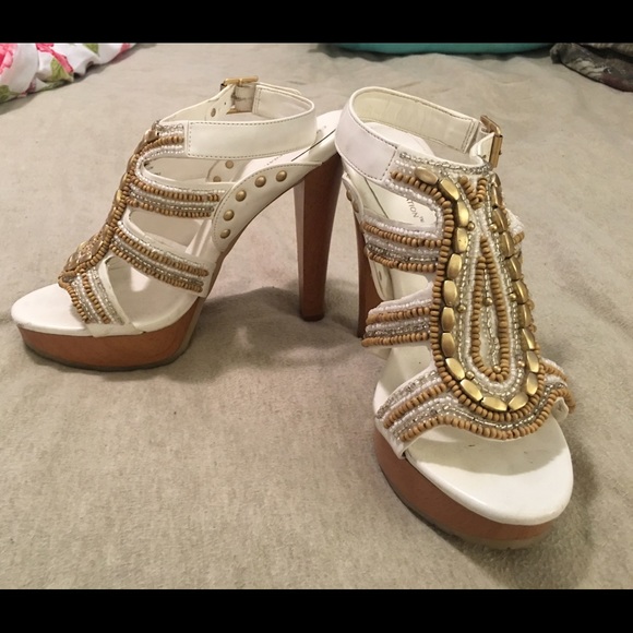 BCBG Generation embellished heels