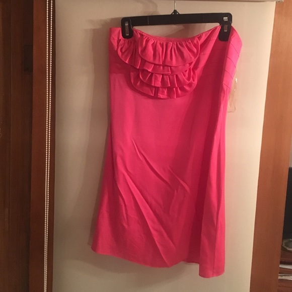 Alice + Olivia silk pink dress