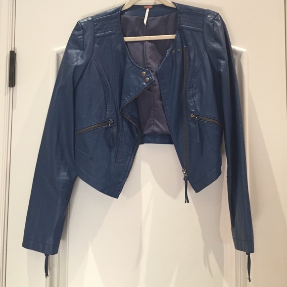 Free People Vegan Leather Jackst - Picture 2 of 4