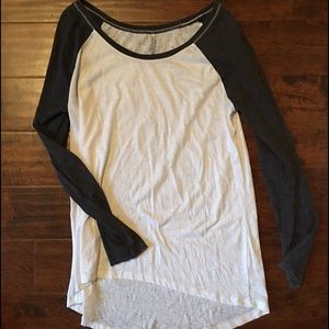 Z Supply long sleep baseball tee • size Large