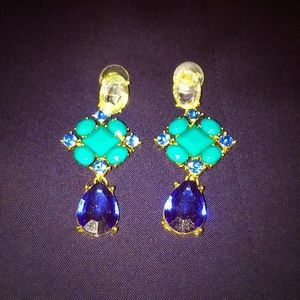 Blue Accent Earrings